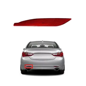 Hy2830102 1st Class Auto Parts For 11-13 Hyundai Sonata Rear Left Driver Side Bumper Red Reflector