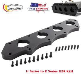 Ecg011-bk-z 2bebetter Intake Manifold Adapter For Honda Acura Pro Series H To K H2k K2h
