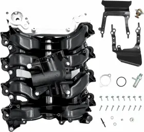 Fim004 Aftermarket Products Intake Manifold Assembly With Thermostat For Ford F-150 F-250 E-250 4.6l 2009 2014