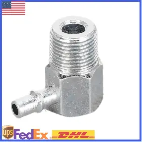 8npt-1 Ahg4-48 3/8npt-1/4 4535z Intake Manifold Vacuum Fitting 90 Hose Nipple Tube #2