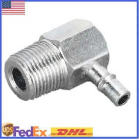 8npt-1 Ahg4-48 3/8npt-1/4 4535z Intake Manifold Vacuum Fitting 90 Hose Nipple Tube