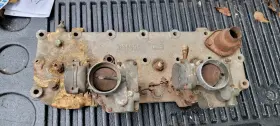 3138698 Alcoa Nash 1954 Rare L6 Flathead Intake Manifold Cylinder Head 2x1bbl #3