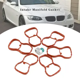 11617800088 Areyourshop 6pcs Intake Manifold Gasket 1167807480 Fit Bmw E90-93 F10 F11 F07 X5 X6 N57 #2