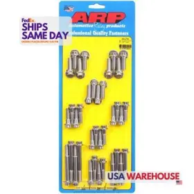 434-201004 Arp 434-2104 Set Of 34 Sbc S/s Intake Bolt Kit 12pt. Stainless Polished Perform