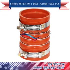 D50-6039 Asdpi Air Cooler Hump Hose D506039 For Paccar Truck 4 X 6 Inch With T-bolt Clamps