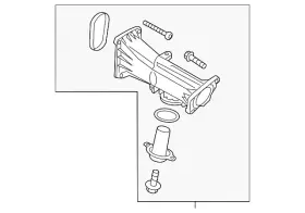 059-145-762-ab Audi Genuine Air Pipe