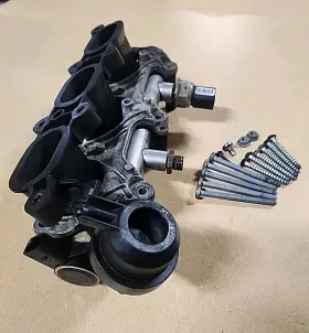 06e133109t Audi 2008 A6 3.2l Left Intake Manifold Diffuser Rail Lh 06e 133 109 T Oem 71k Mi