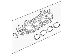 0p2-129-711-n Audi Genuine Intake Manifold