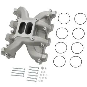 Autostar2001 314670669062 For Gm Ls1 Ls2 Ls6 Cathedral Port 300-130 Dual Plane Mid-rise Intake Manifold
