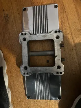 8000072 B&m Polished 250 Mega Blower Top Only