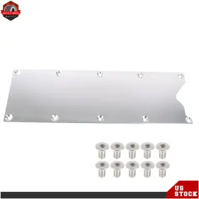 Ber338400 Berliii Fit For Ls Gen 3 Billet Valley Pan Cover Plate No Knock Sensor 4.8 5.3 5.7 6.0