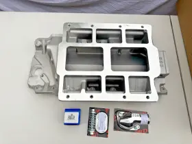 Bm-3026 Blower Drive Service New Bds Supercharger Big Block Chevy Intake Manifold Satin Kit 6-71-8-71