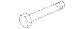 07119912478 Bmw New Genuine Hex Bolt 2001-2008 Oe