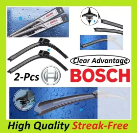 20ca Bosch Set Of 2 - Clear Advantage Fitment Wiper Blade Front Left Right 20 Inch &20