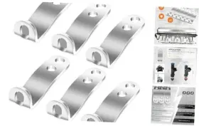 Zj-1011-pj-rs Branded Double Holes Fuel Rail Brackets For Ls Ls1 Ls2 Ls6 Efi Aluminum Intake