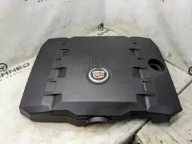 351.gm6u11 Cadillac 2008-2014 Cts 3.6l Engine Top Appearance Cover With Emblem 12632150 Oem