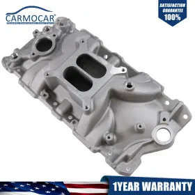 Itsbc305 Carmocar Dual Plane Intake Manifold For 1957-1995 Small Block Chevy Sbc 350 400