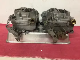 9500sa Carter Afb 500cfm Pair Dual Quad 2x4 Mopar Hemi Ford Chevrolet Electric Choke