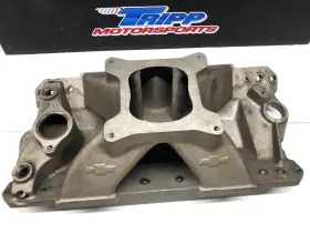 10051103 Chevrolet Small Block Chevy Bowtie Aluminum Intake Manifold #10051103
