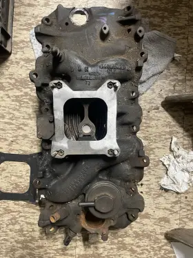 14087487 Chevrolet 454 7.4 Bbc Throttle Body Intake Manifold Chevy Gm Big Block