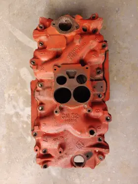 340218 Chevrolet Gm Intake Manifold Chevy 454 Bbc Date Code 74 Big Block