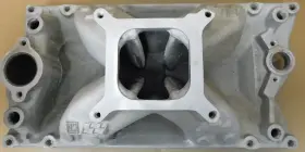 12496822 Chevrolet Performance Gm 1249682 Sb Chevy Eliminator Vortec Intake Sgl Plane 4150 Flange #2