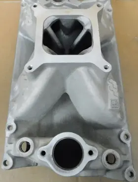 12496822 Chevrolet Performance Gm 1249682 Sb Chevy Eliminator Vortec Intake Sgl Plane 4150 Flange #3