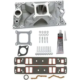 12496822k Chevrolet Performance Aluminum Intake Manifold Kit Vortec Cylinder Hea