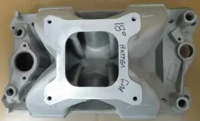 24502481 Chevrolet Performance Gm Sb Chevy Bowtie 18 Intake Single Plane 4150 Flange