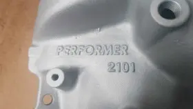 329-00828 Chevrolet Truck Edelbrock Performer 2101 Aluminum 4 Barrel Intake Manifold Sbc 350 #2