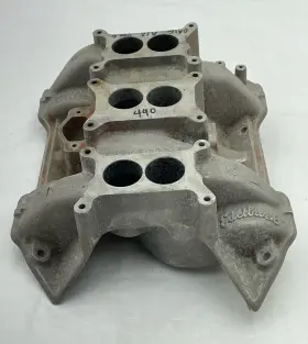 3412046 Chrysler 1969 Mopar 440 6 Pack Aluminum Intake Manifold 3x2 Original B Body #3