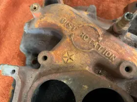 3671918z Chrysler 1972 Mopar 340 Oem 4 Barrel Dodge Small Block 3671918 #3