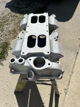 5425 Creitz Intake Manifolds C26 Vintage Sb Chevy 2x4 Aluminum Manifold Dual Quad Carb