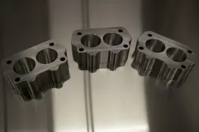 Gto1 Dashmans Hot Rod & Speed Parts Fits Pontiac Tri Power Big Rochester Carburetor Intake Manifold Spacer Gto 3 Pk