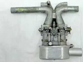 1055a Dellorto Intake Manifold And Carburetor Air Cooled Corvair Vw