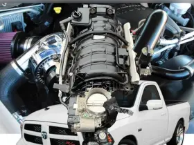 08351418c Dodge 2015 Ram 1500 5.7l Intake Manifold W Fuel Rail And Throttle Body Oem