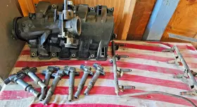 53032402ab Dodge Chrysler Jeep Intake Manifold 4.7l Injectors Coils Throttle Body Ram 1500