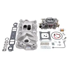 Edelbrock 085347020218 Induction Kit Fits Chevrolet Small-block Gen I 262 4.3l /265 /