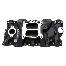 21043 Edelbrock - Performer Black Dual Plane Intake Manifold
