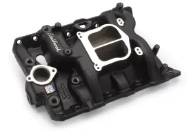 21563 Edelbrock - Performer Black Dual Plane Intake Manifold
