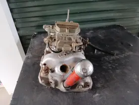 C3bx Edelbrock 2245 #2245 Intake/carburetor Sbc Chevy Rat Rod Usa #2