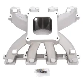 2826 Edelbrock Super Victor Carb Manifold For Gm Ls3 4150 Flange