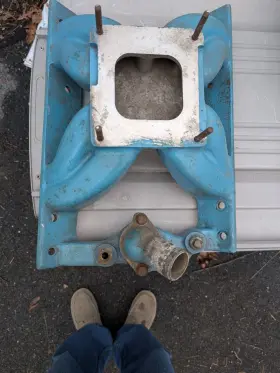 2878 Edelbrock Pontiac Doug Nash Warrior Intake Manifold Vintage Gto Trans Am Firebird Lemans