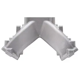 2890 Edelbrock - Super Victor Satin Carbureted Single Plane Intake Manifold