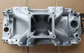 454-r Edelbrock 2907 Bbc Victor Square Port Intake Manifold Dominator 4500