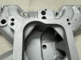 3110 Edelbrock Mopar Streetmaster 383 Big Block Intake Manifold Four Bbl Aluminum 400 #2