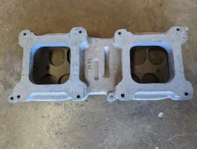 Tr1y Edelbrock 7032 Chevy Small Block Tunnel Ram Dual Holley 4150 Top Only Nostalgia