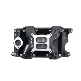75763 Edelbrock Rpm Air-gap Manifold For Chrysler 340-360 Black