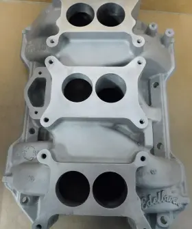 Dp6b Edelbrock Bb Mopar 426/440 Tri-power Intake Dual Plane Aluminum #3