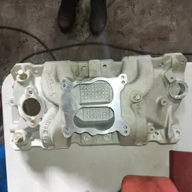 Edl-2506 Edelbrock 2506 Marine Aluminum Intake New/ Other